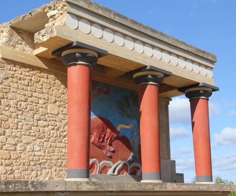 Knossos Palace archeological sighting 
