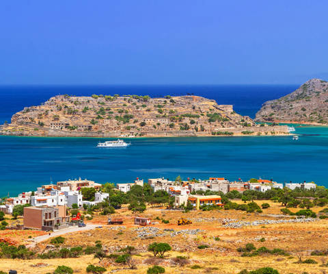Spinalonga Island in Elounda