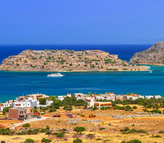 Spinalonga Island in Elounda