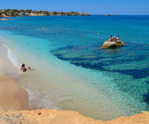 Hersonissos Saradari sandy beach