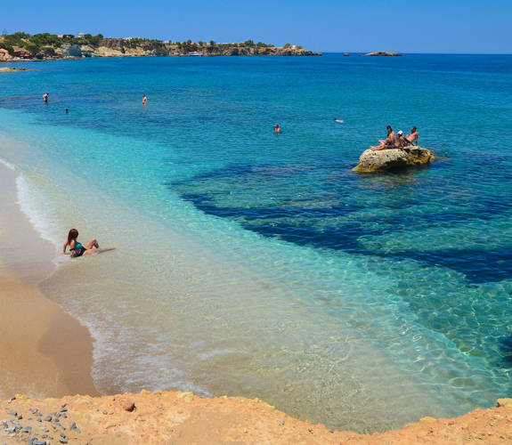 Hersonissos Saradari sandy beach